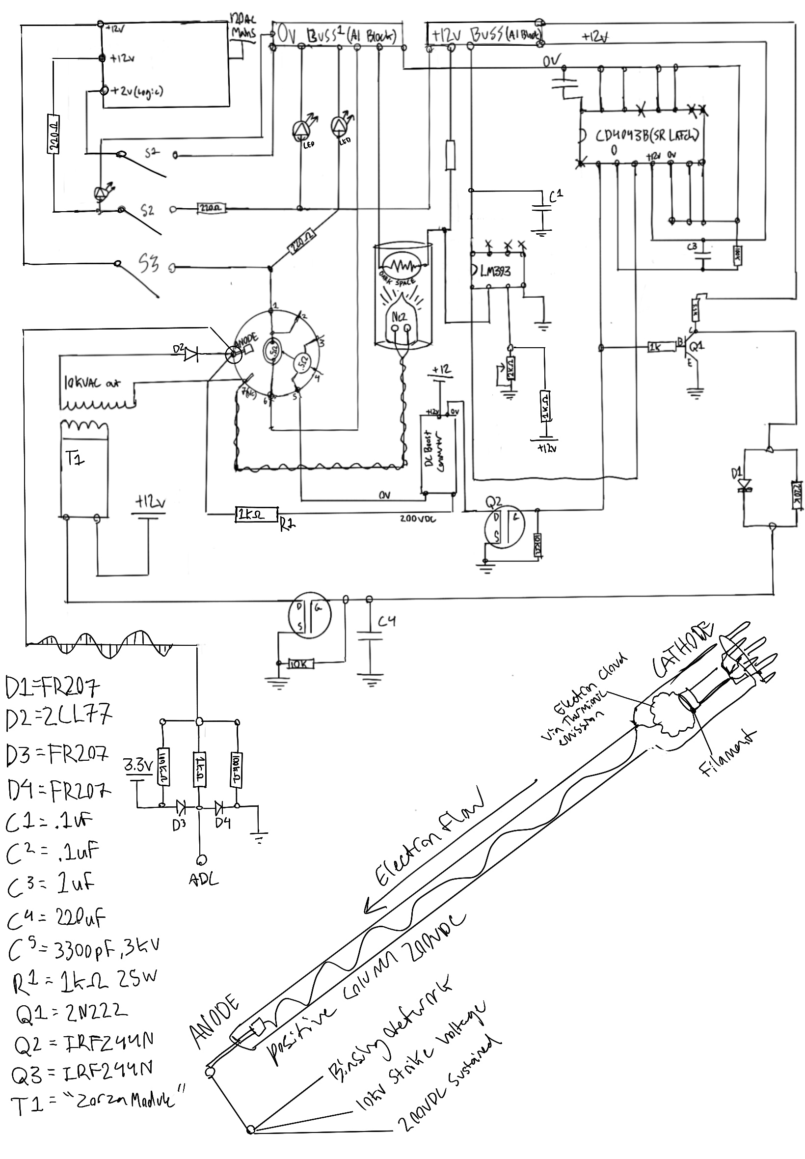 Maxwell Marks Ansel - Plasma Entropy Source - Circuit Schematic